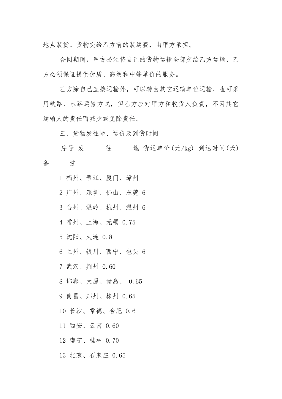 2022-2023年工程材料运输标准版合同协议范文3篇.docx_第2页