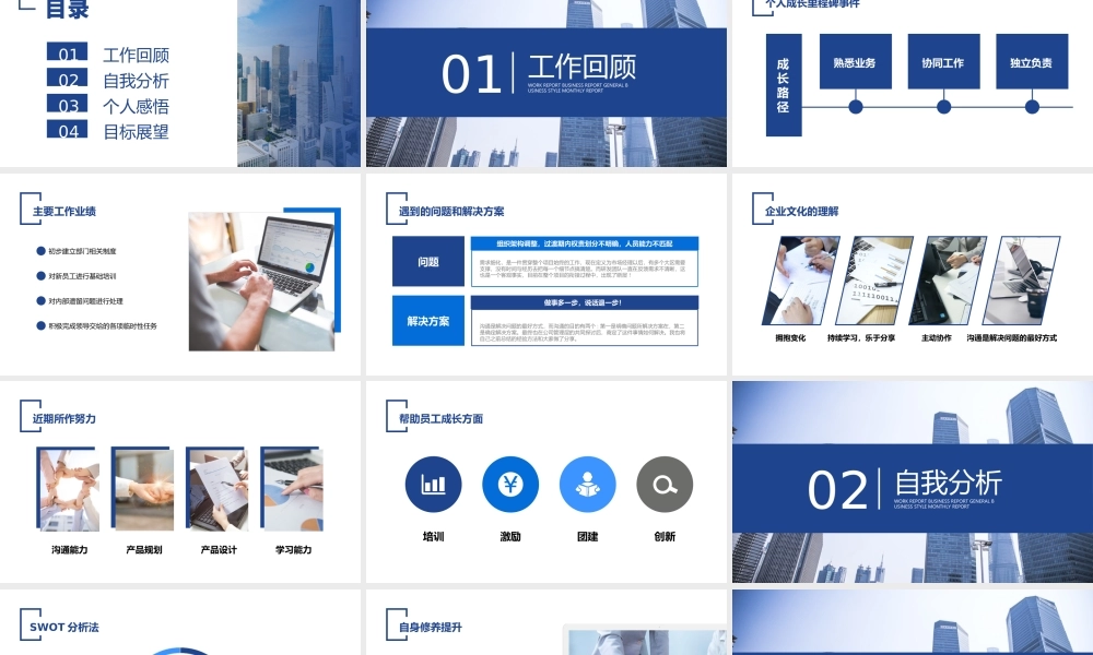 2022经理转正述职报告演讲PPT课件（带内容）.ppt