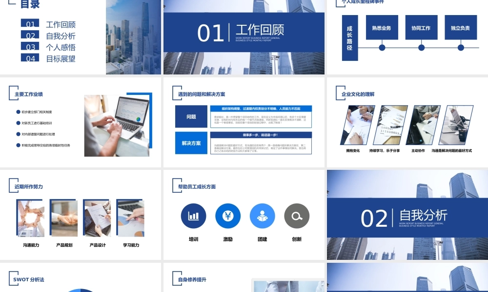 2022经理转正述职报告演讲PPT课件（带内容）.pptx