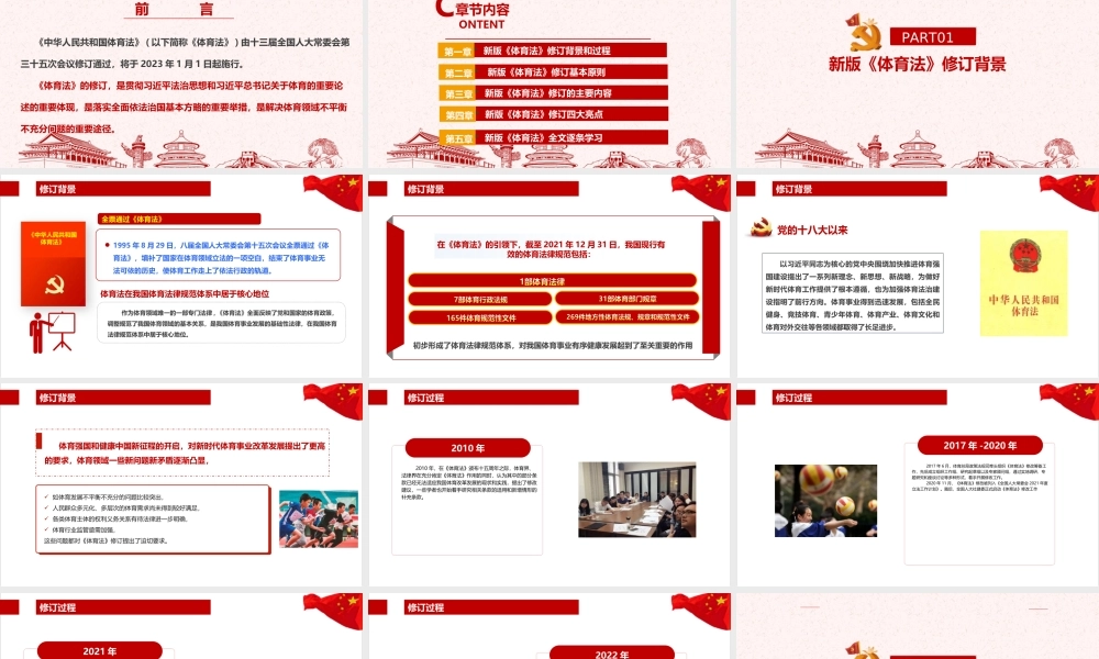 2022年《体育法》修订专题PPT.ppt