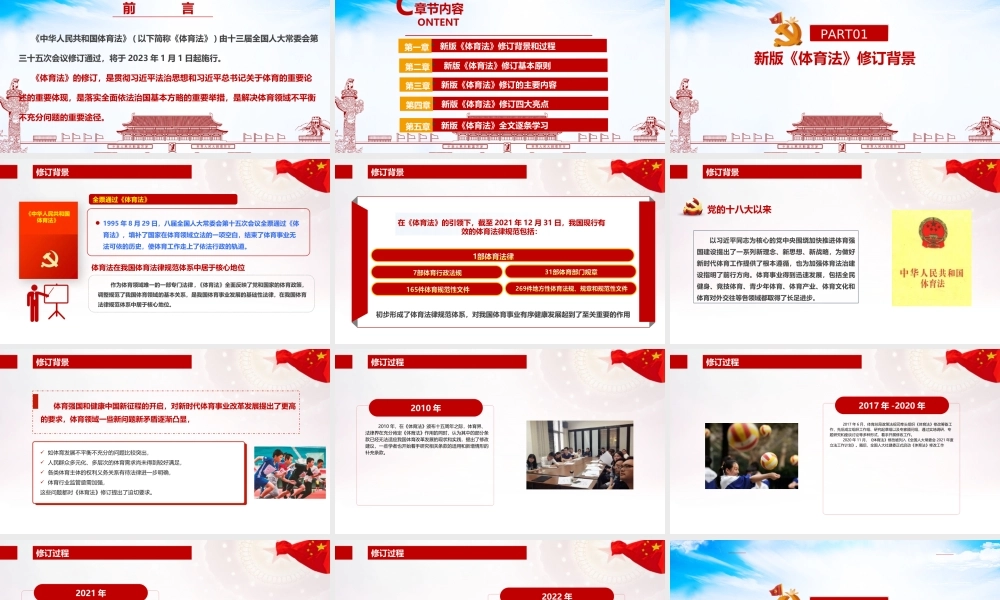 重点内容2022年修订体育法PPT.ppt