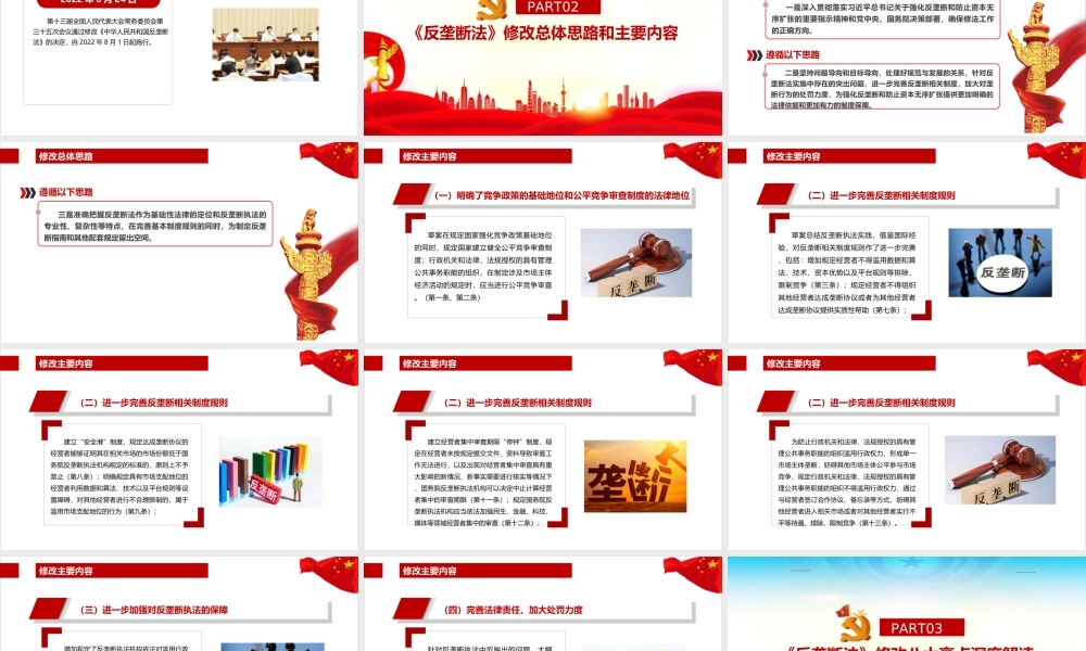 解读学习2022年修订《反垄断法》解读PPT课件.ppt