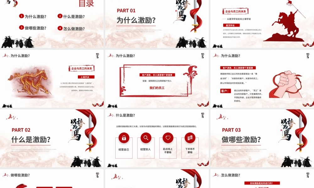 红色简约风如何激励团队企业培训PPT模板.pptx