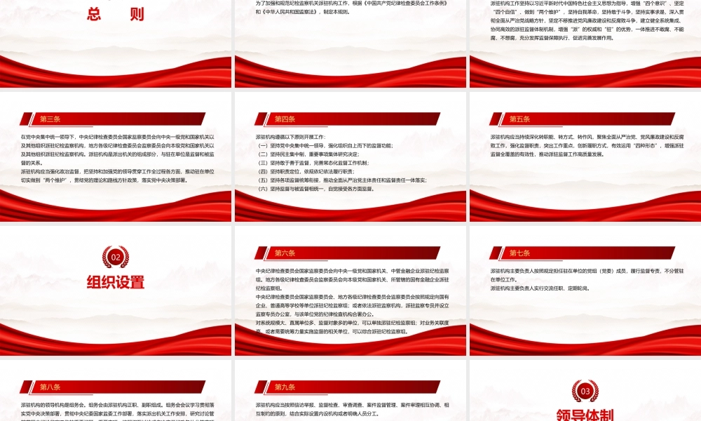 2022《纪检监察机关派驻机构工作规则》全文学习PPT课件（带内容）.pptx