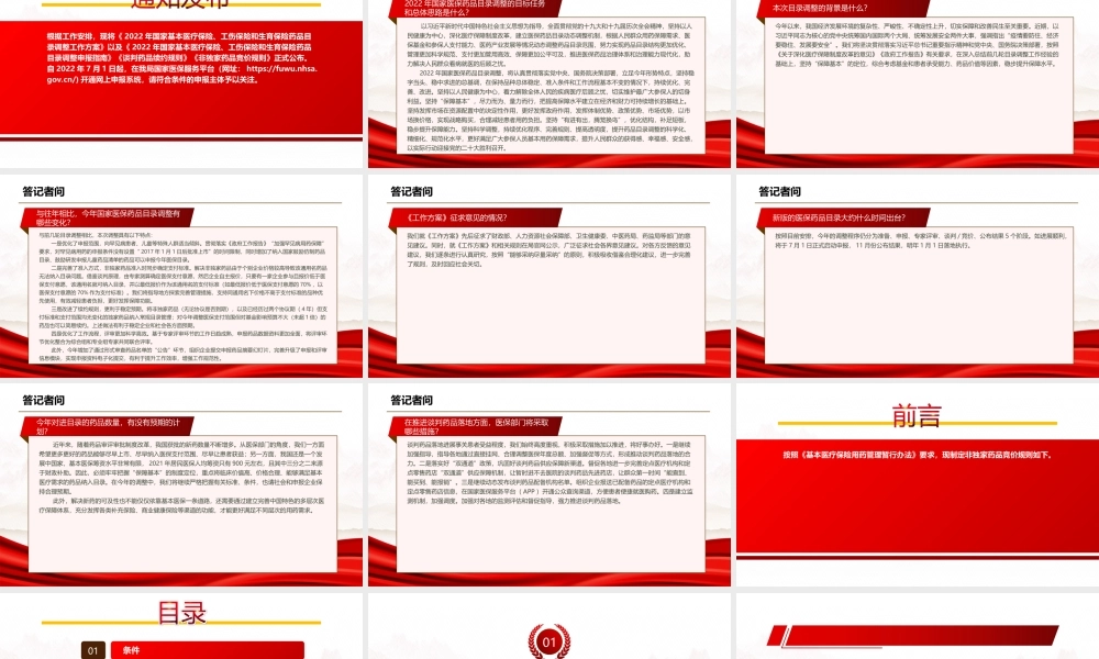 2022《非独家药品竞价规则》全文学习PPT课件（带内容）.ppt