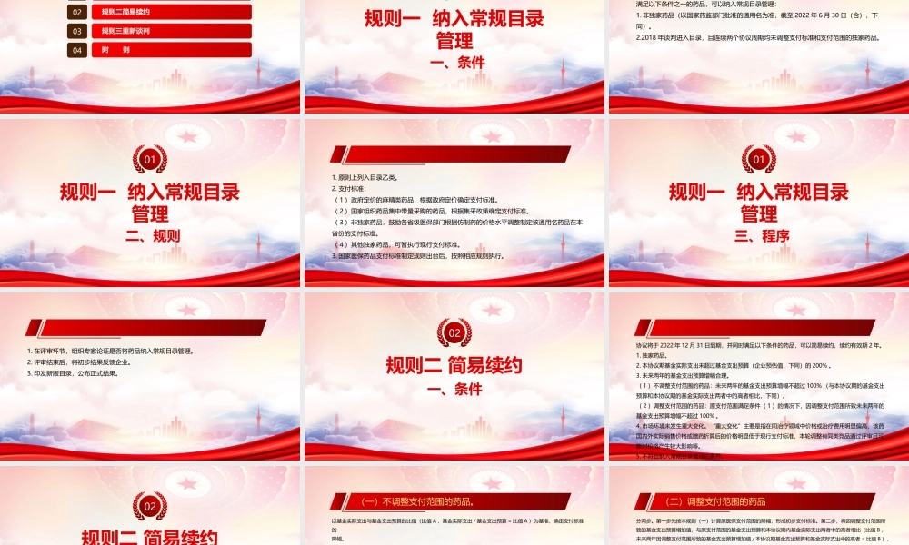 学习2022《谈判药品续约规则》PPT课件（带内容）.pptx