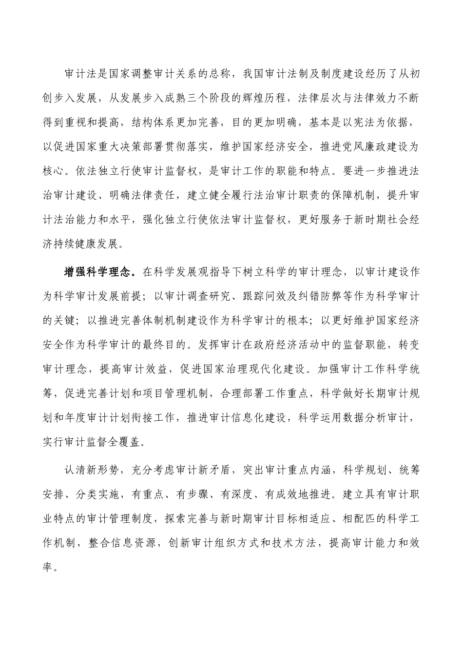发挥新时期审计监督作用体会研讨发言.docx_第2页