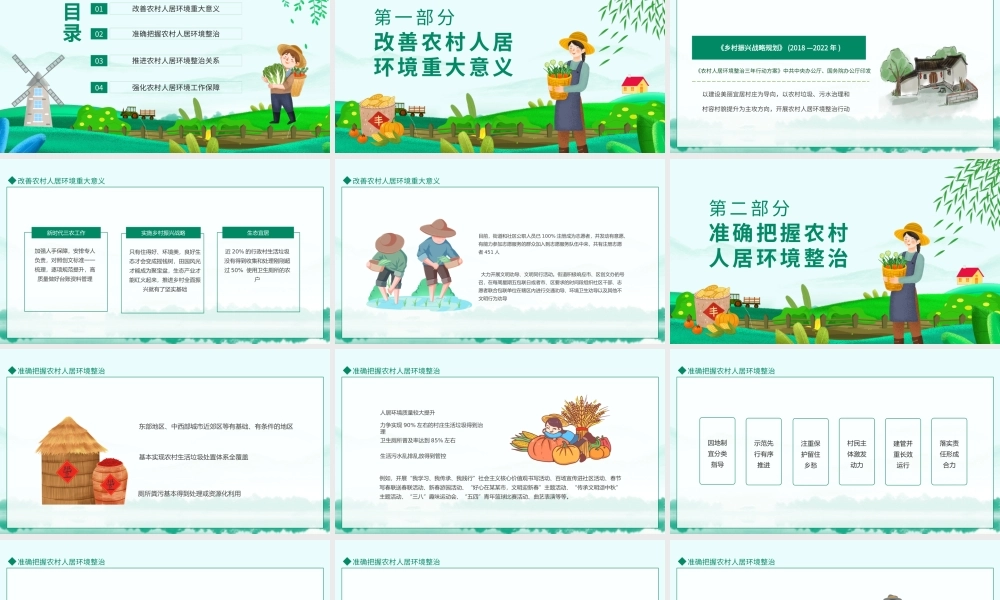 农村人居环境整治建设宜居美丽乡村环境整治是关键动态PPT.pptx