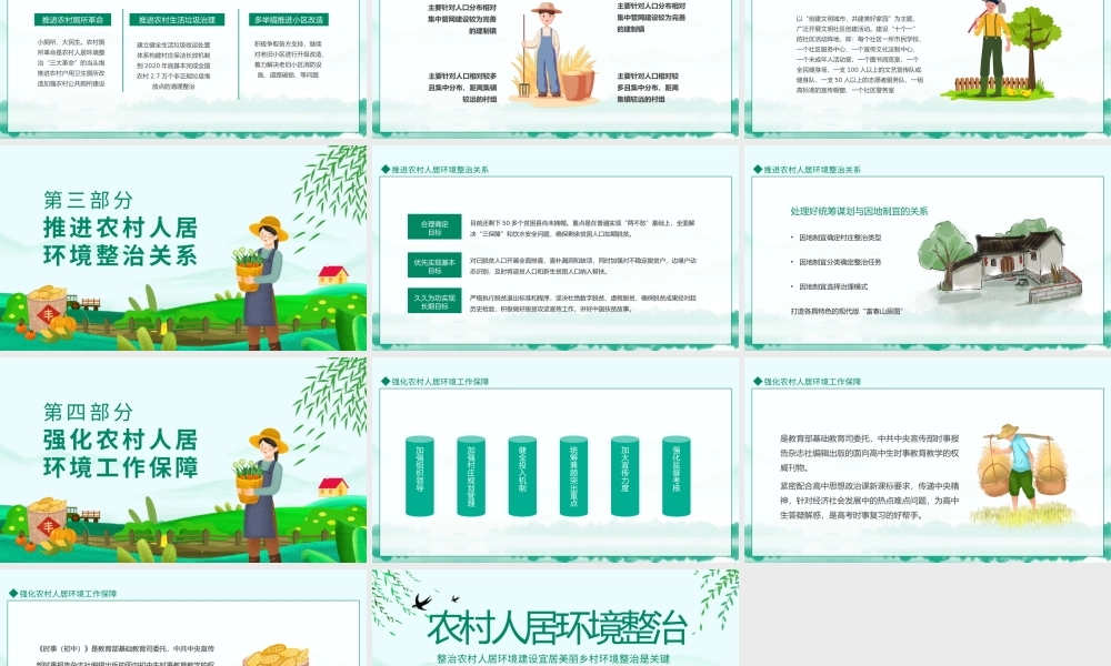 农村人居环境整治建设宜居美丽乡村环境整治是关键动态PPT.pptx