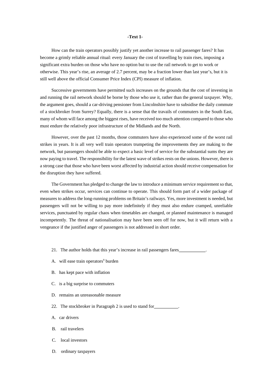 2021研究生考试英语一真题及答案解析.docx_第3页