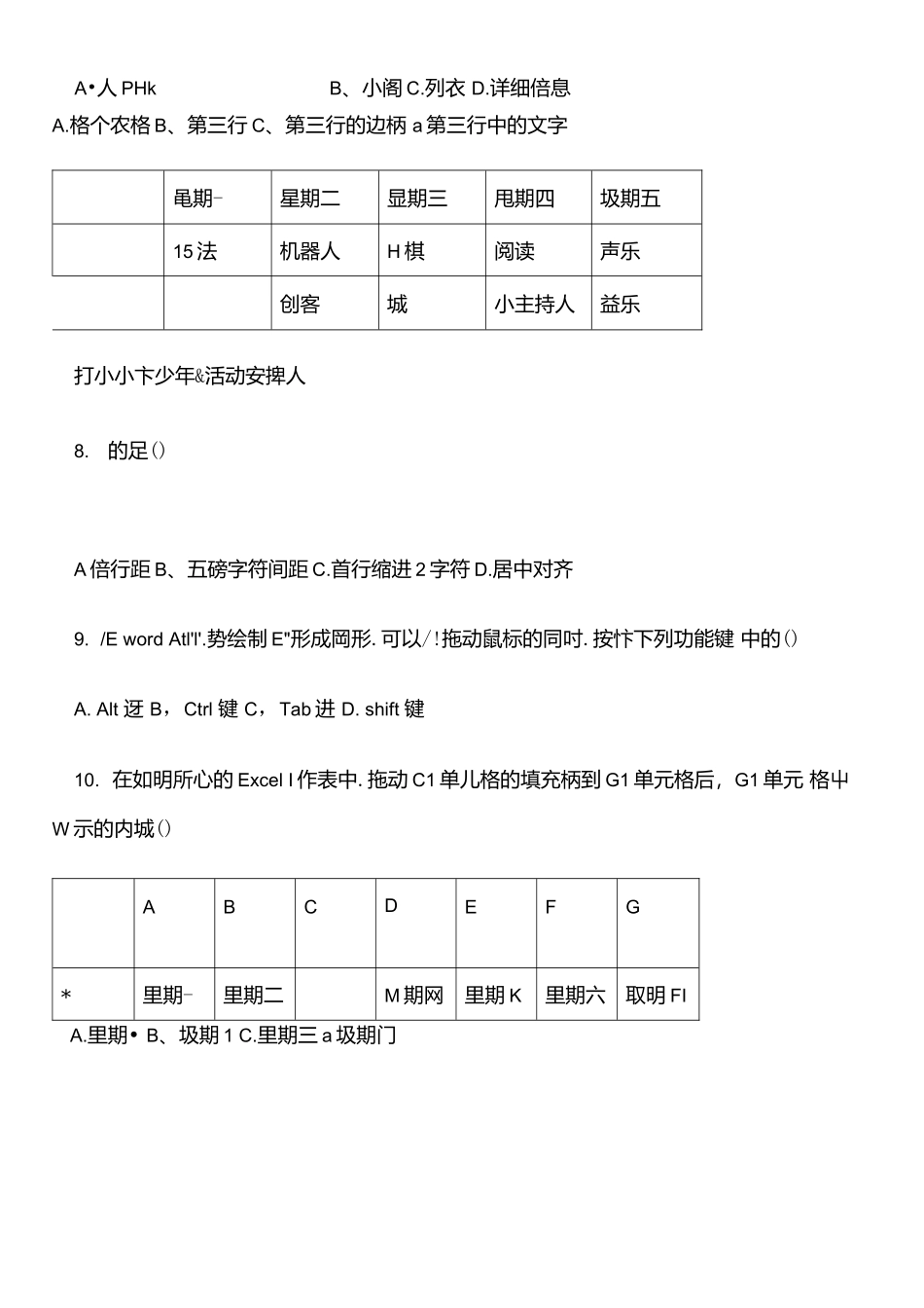 2019年安徽小学信息技术教师招聘真题.docx_第2页