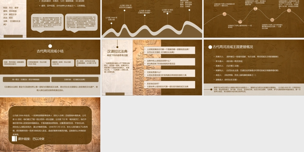 部编版九年级上册历史《古代两河流域》PPT教学课件.pptx