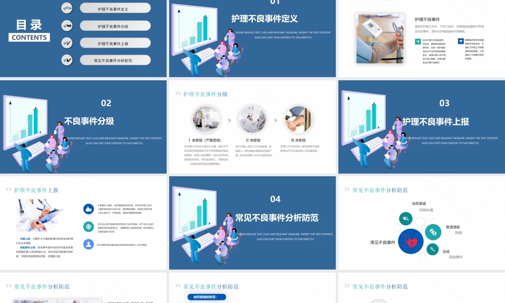 2022护理不良事件PPT常见不良事件分析防范PPT课件（带内容）.pptx