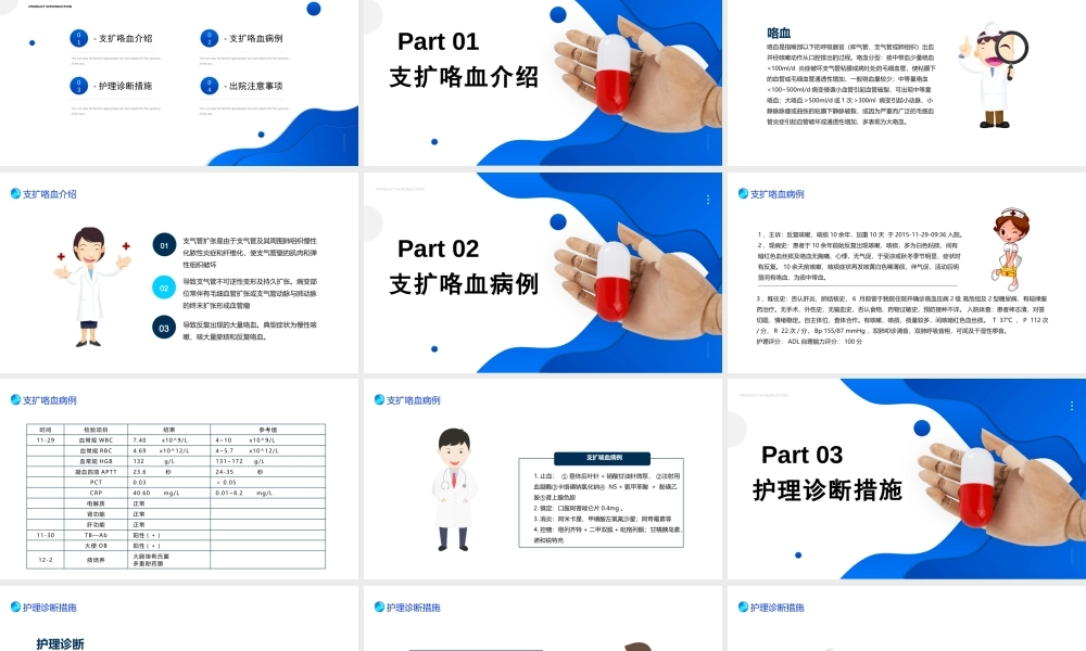 2022支扩咯血护理个案培训PPT课件（带内容）.pptx