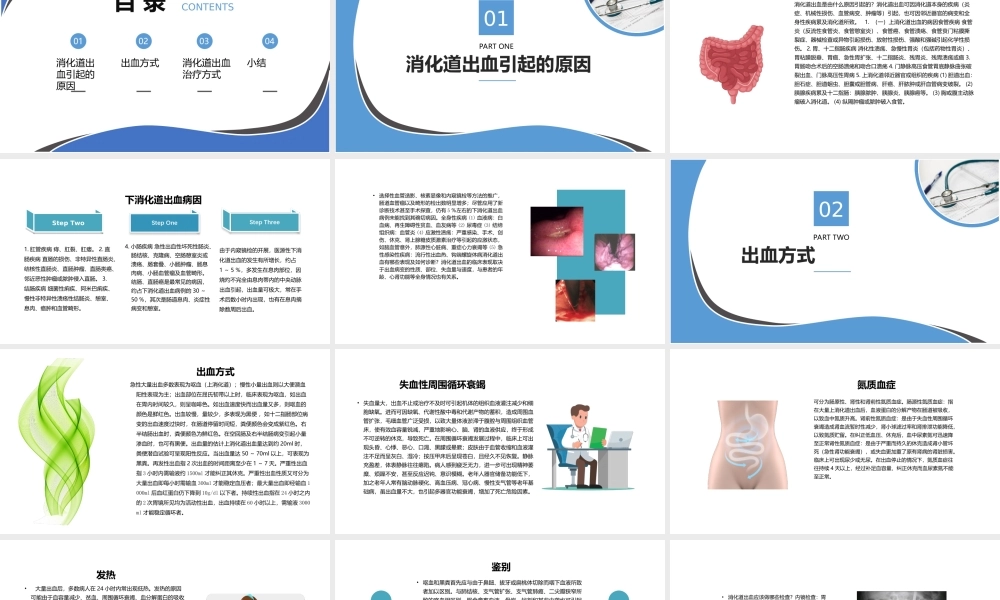 2022消化道出血预防知识PPT课件（带内容）.ppt