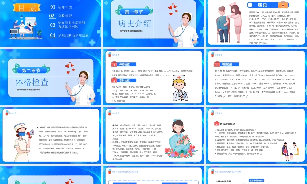 子癫前期重度监护护理查房培训PPT课件（带内容）.pptx