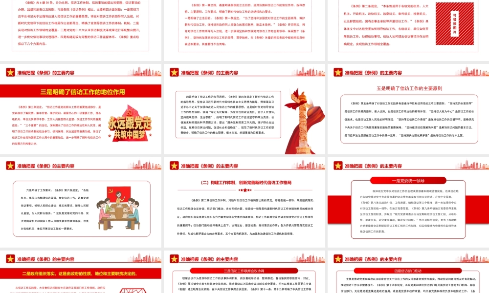 深入学习贯彻《信访工作条例》推动新时代信访工作高质量发展PPT课件（带内容）.pptx