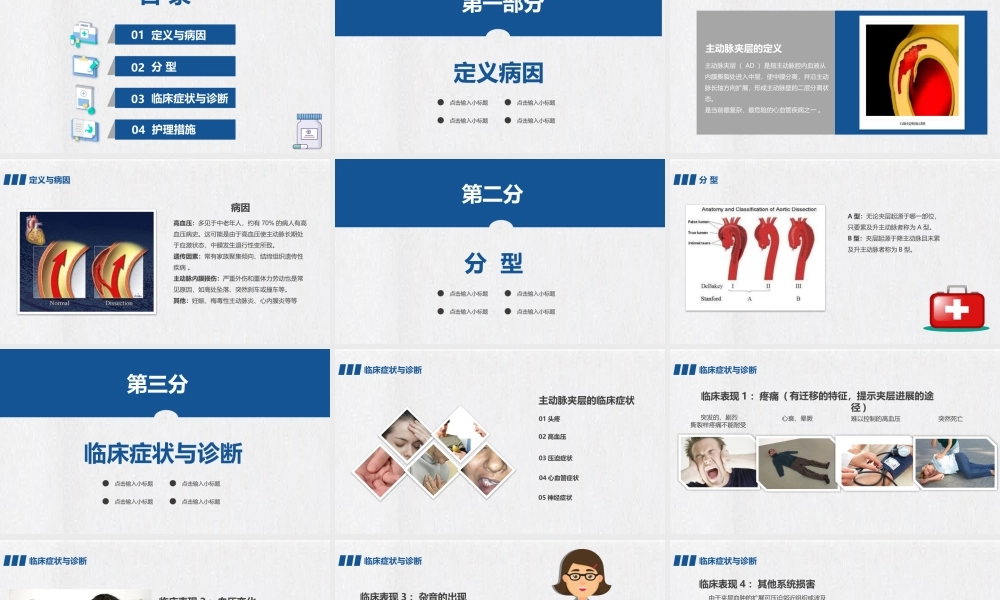 2022主动脉夹层治疗与护理PPT课件（带内容）.pptx