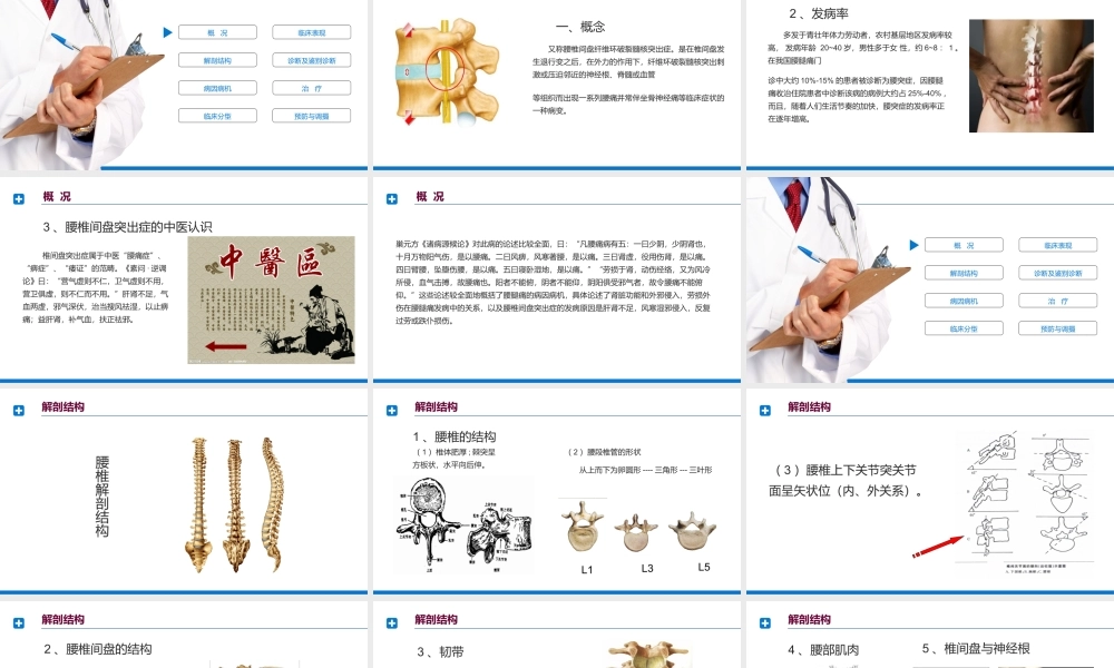 2022腰椎间盘突出症诊断与治疗PPT课件（带内容）.ppt