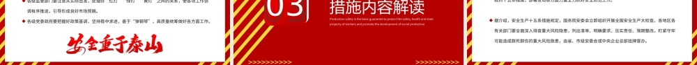 红色简约2022年安全生产十五条措施内容讲解PPT强化安全生产责任专题课件.pptx