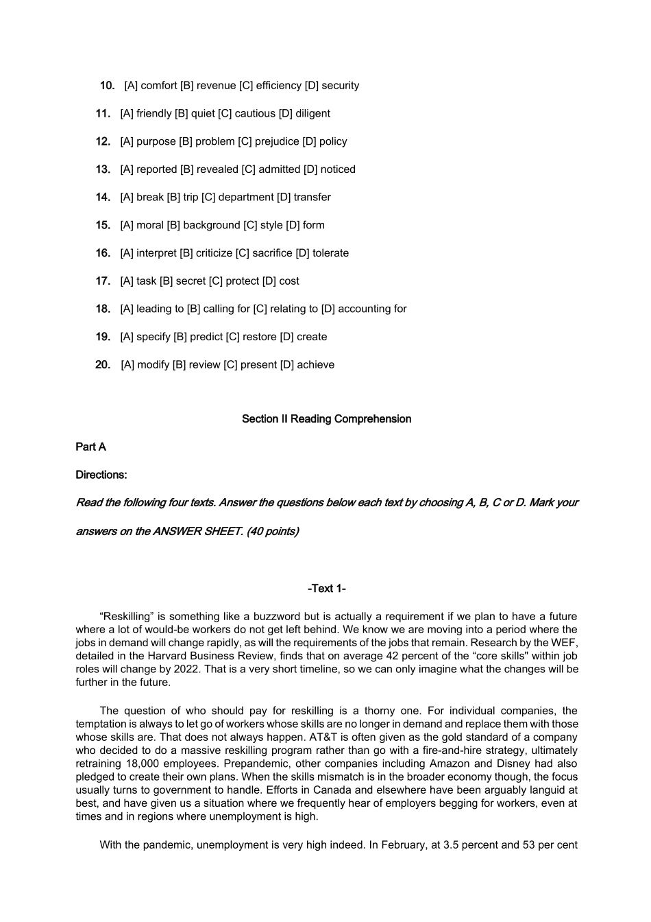 2021研究生考试英语二真题及答案解析.docx_第2页
