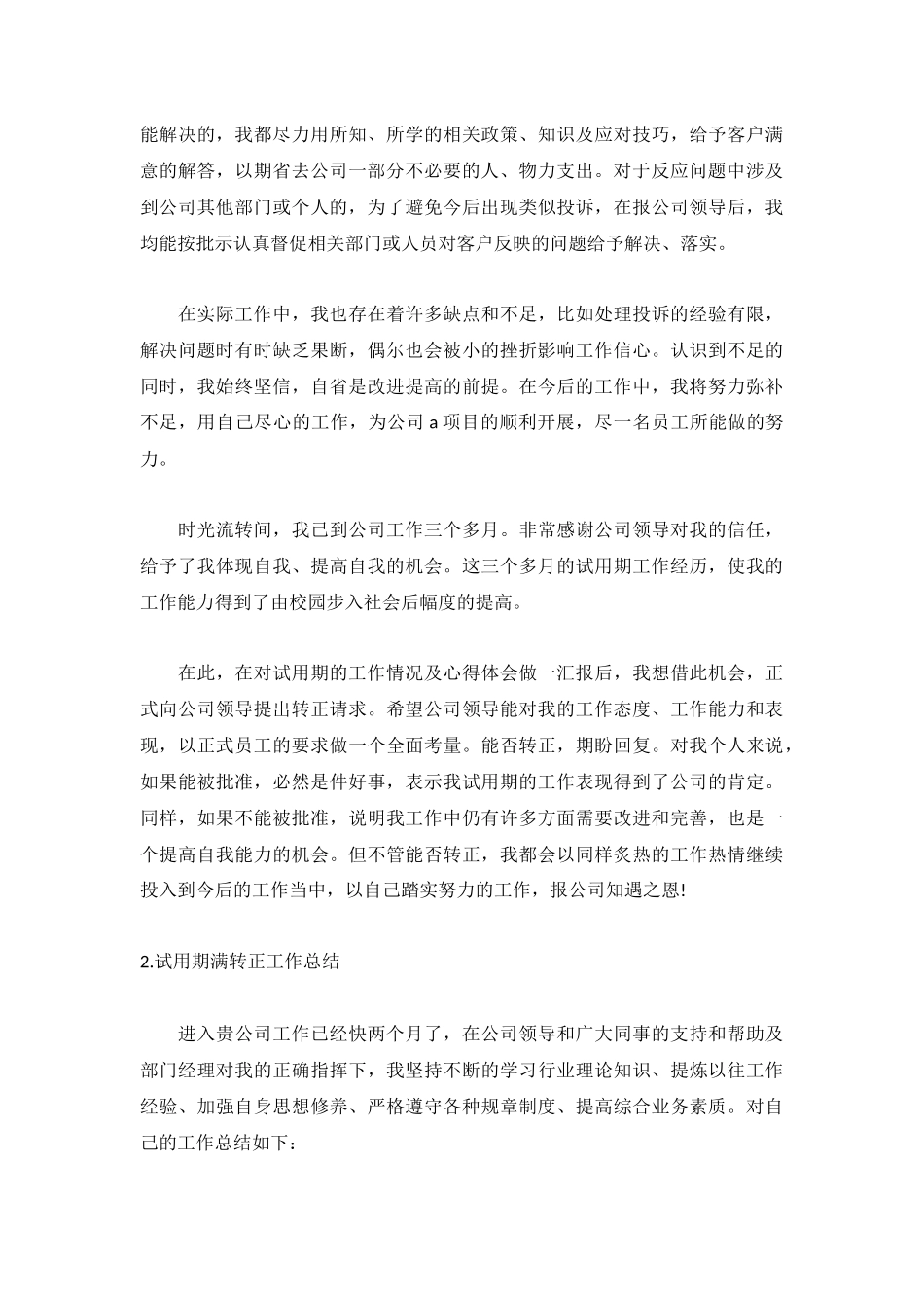试用期满转正工作总结5篇.docx_第2页