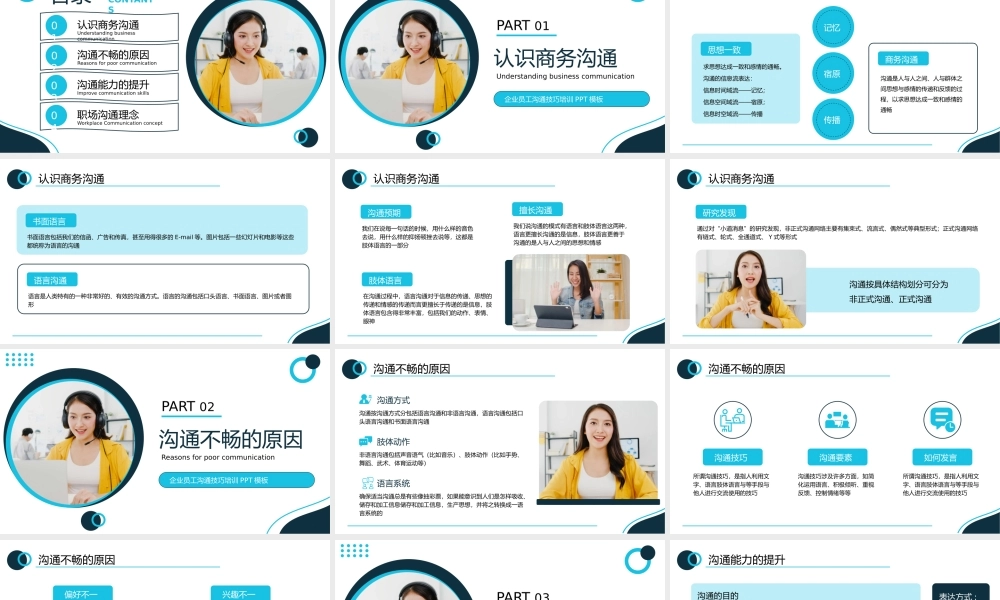 沟通技巧之办公沟通的要素培训PPT模板.pptx