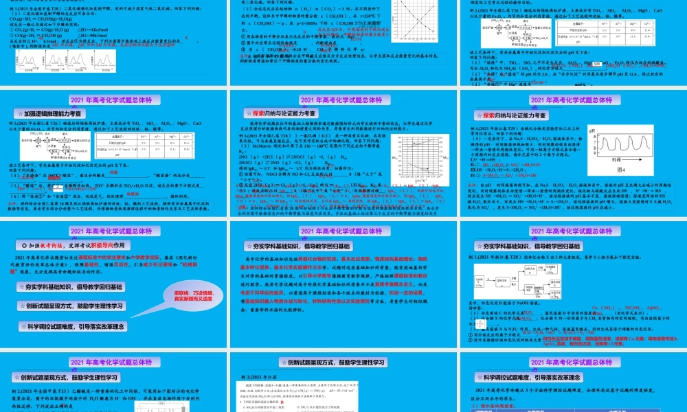 新高考化学创新性考查与命题策略.pptx