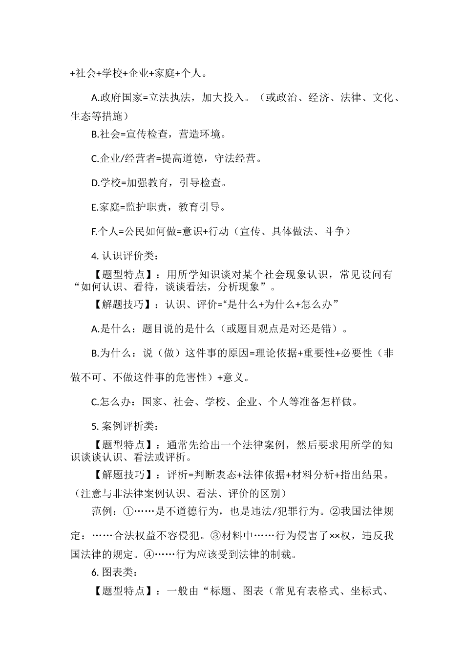 初中道德与法治答题公式附万能答题模板.docx_第2页