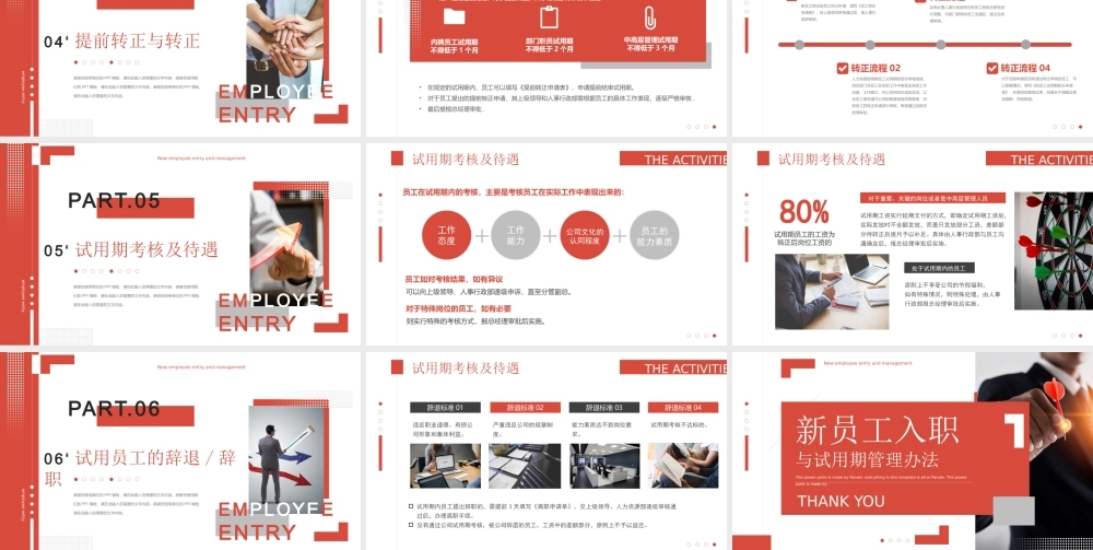 新员工入职PPT与试用期管理办法PPT课件（带内容）.pptx