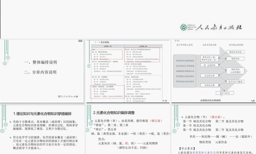 人教版高中化学教材必修1解读.pptx