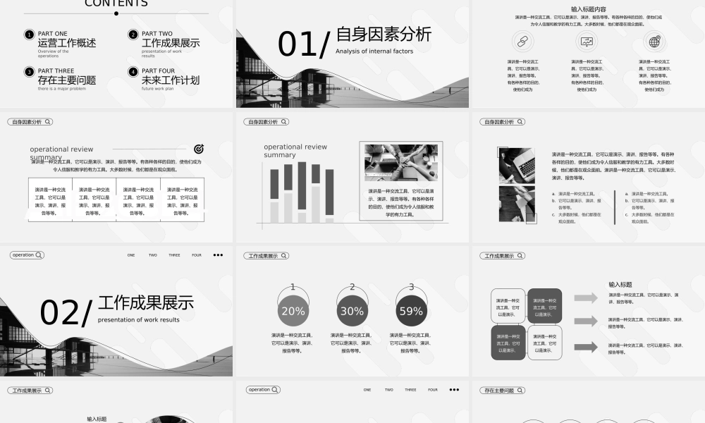 XX公司运营复盘总结PPT运营工作成果展示PPT课件（带内容）.ppt