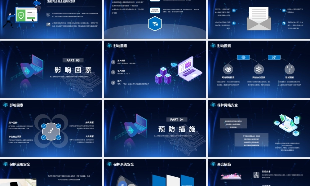 网络安全知识PPT网络安全分析PPT课件（带内容）.pptx