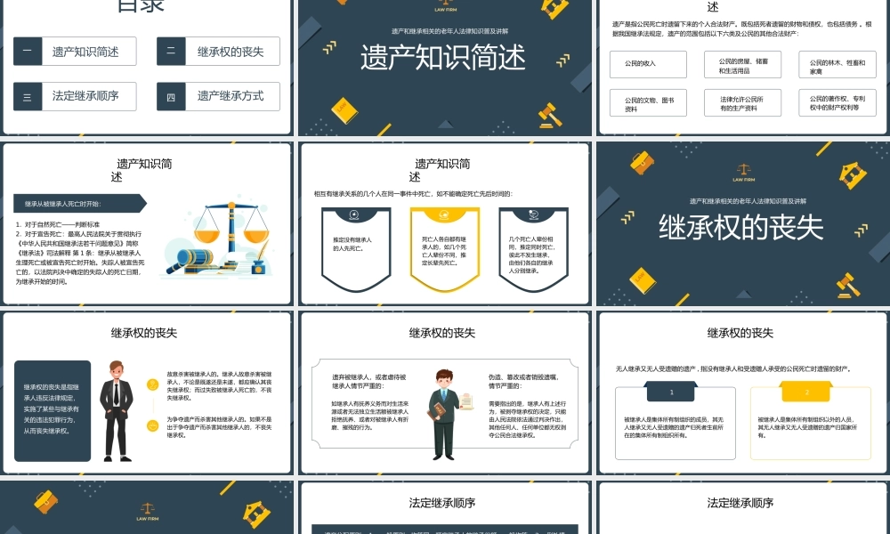 老年人法律知识遗产继承权知识普及ppt.pptx