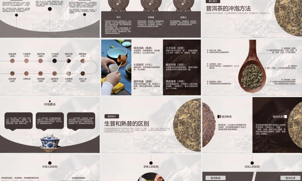 普洱茶知识普及及养生讲座PPT.pptx