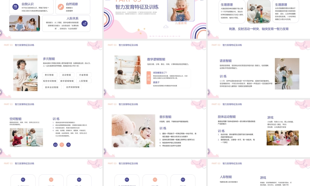 卡通婴幼儿早期教育知识PPT.pptx