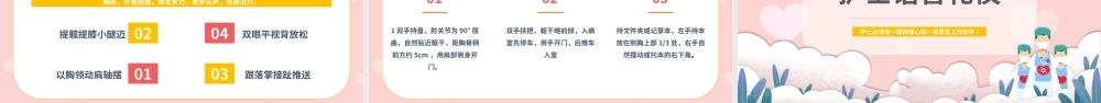 粉色护士服务规范与礼仪培训PPT模板.pptx