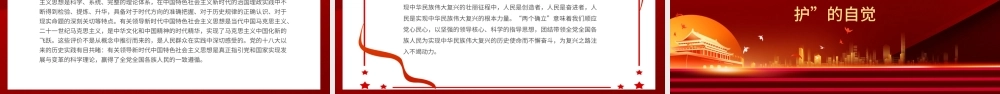 党政党建坚持“两个确立”做到“两个维护”PPT模板.pptx