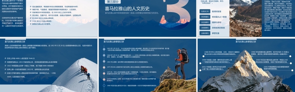 喜马拉雅山脉知识普及主题教育.pptx