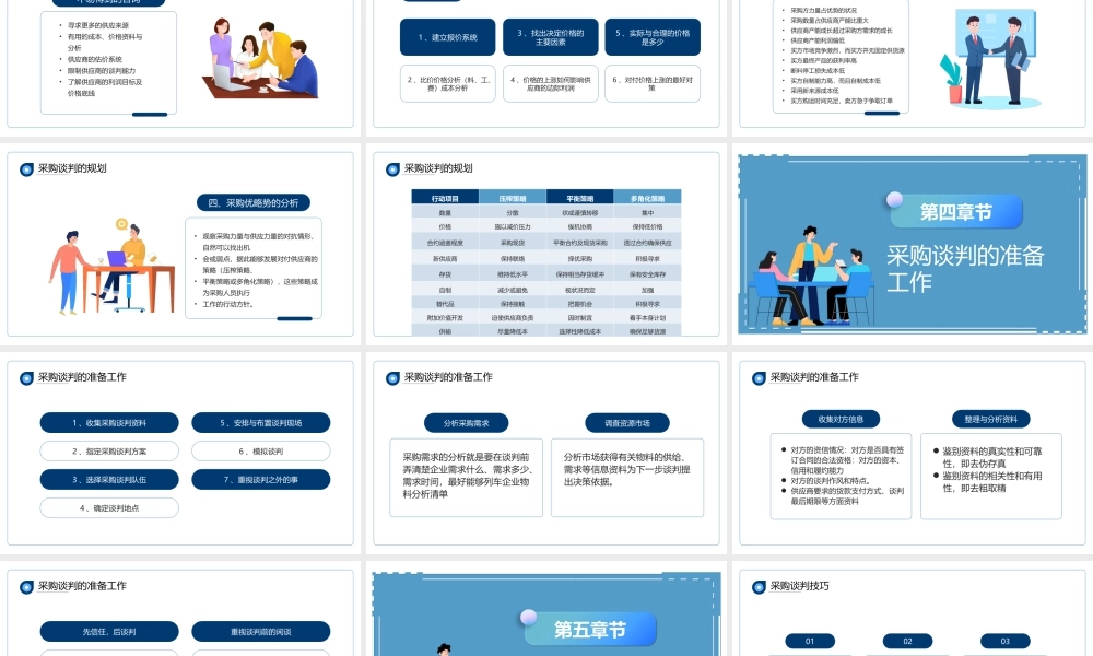 2022采购谈判技巧PPT企业采购谈判业务培训PPT课件（带内容）.pptx