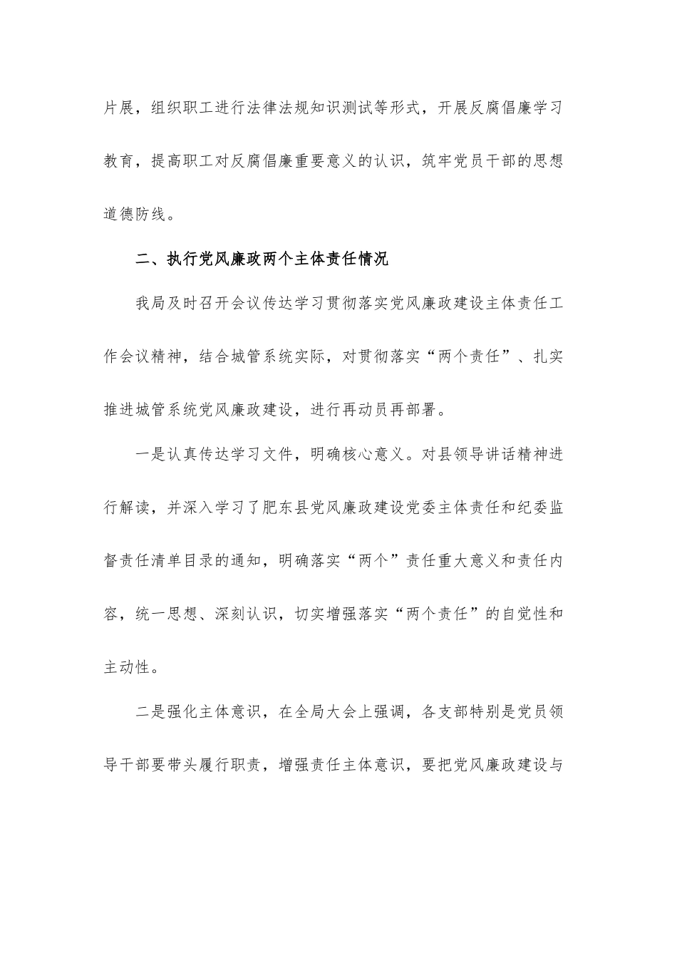 反腐倡廉法规制度执行情况汇报发言材料.docx_第2页