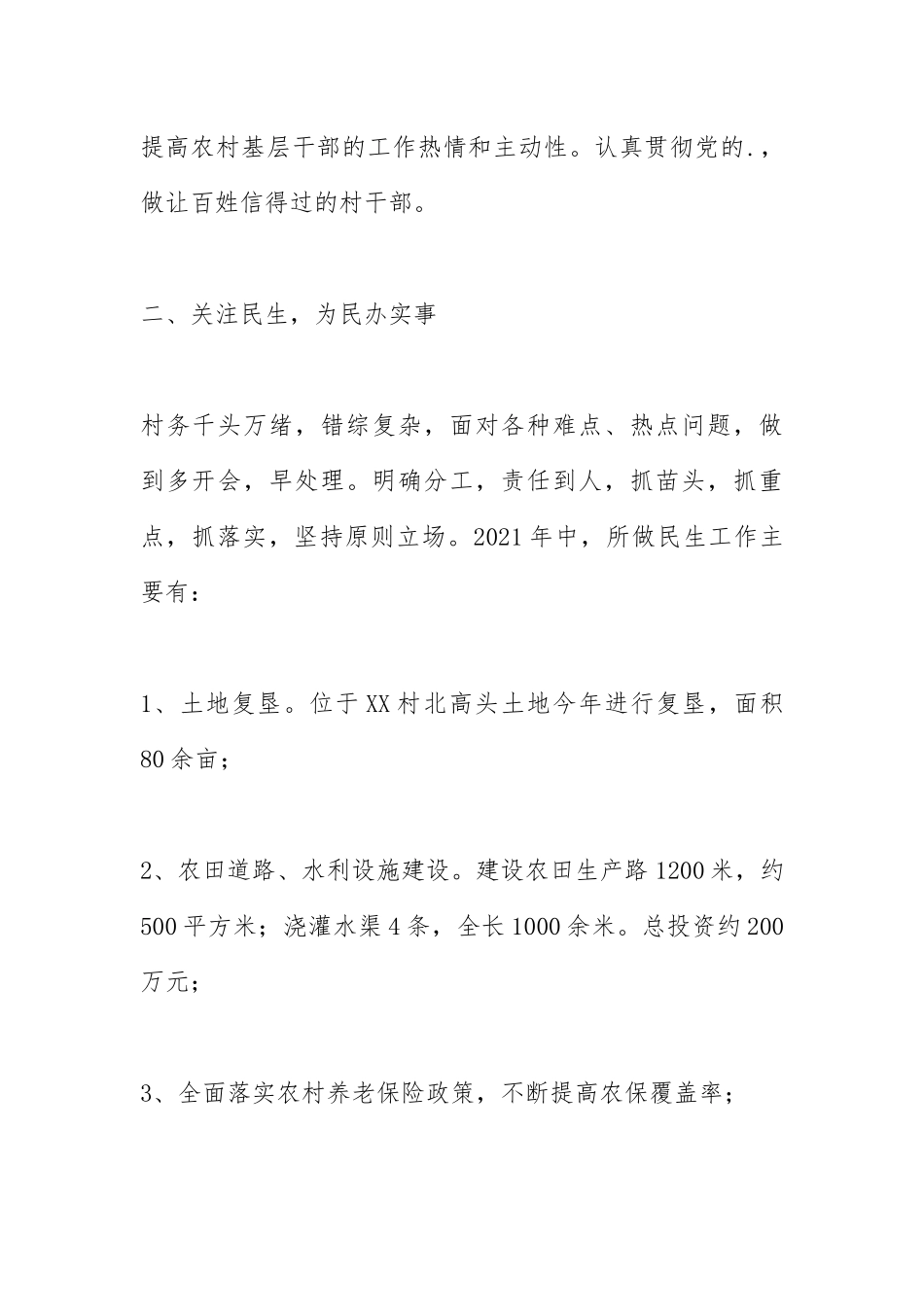 2021年度村工作总结.docx_第2页