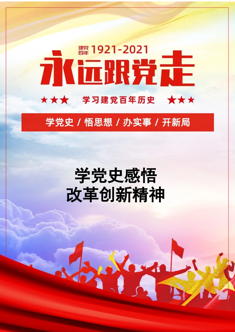 学党史感悟改革创新精神.docx_第1页