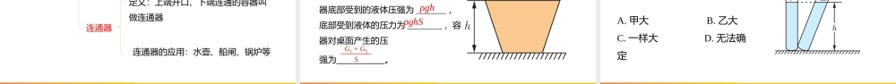 2021人教版物理八年级下《液体的压强》第二课时PPT课件（带内容）.pptx
