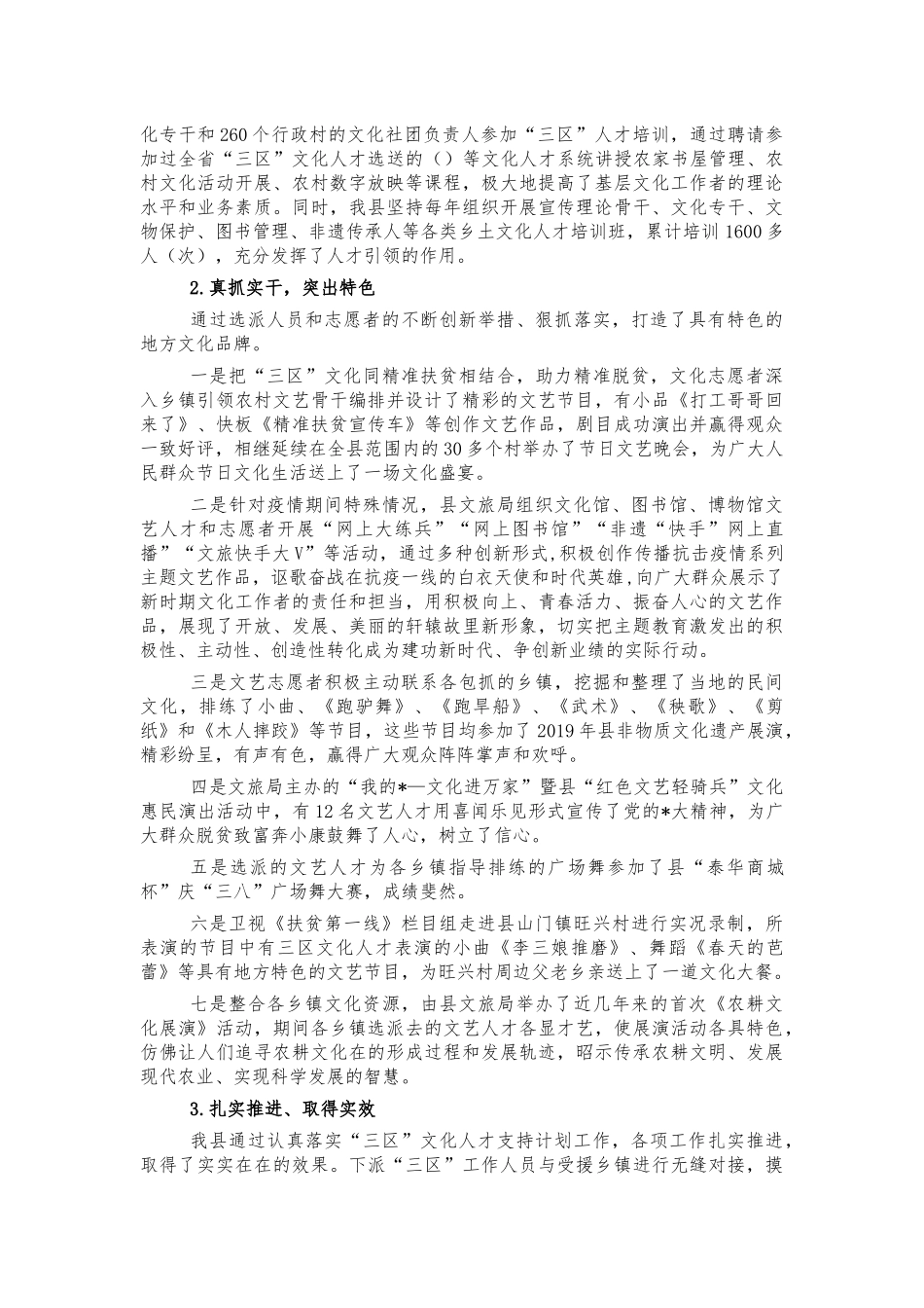 人才支持计划文化工作者项目工作总结.docx_第2页