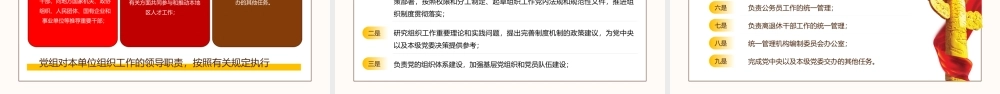 贯彻落实中国共产党《组织工作条例》为贯彻落实新时代党的组织路线提供坚强制度保证PPT课件（带内容）.pptx