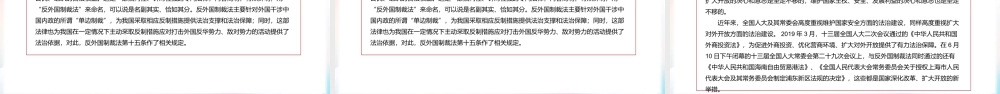 学习2021年《中华人民共和国反外国制裁法》全文内容PPT课件（带内容）.pptx