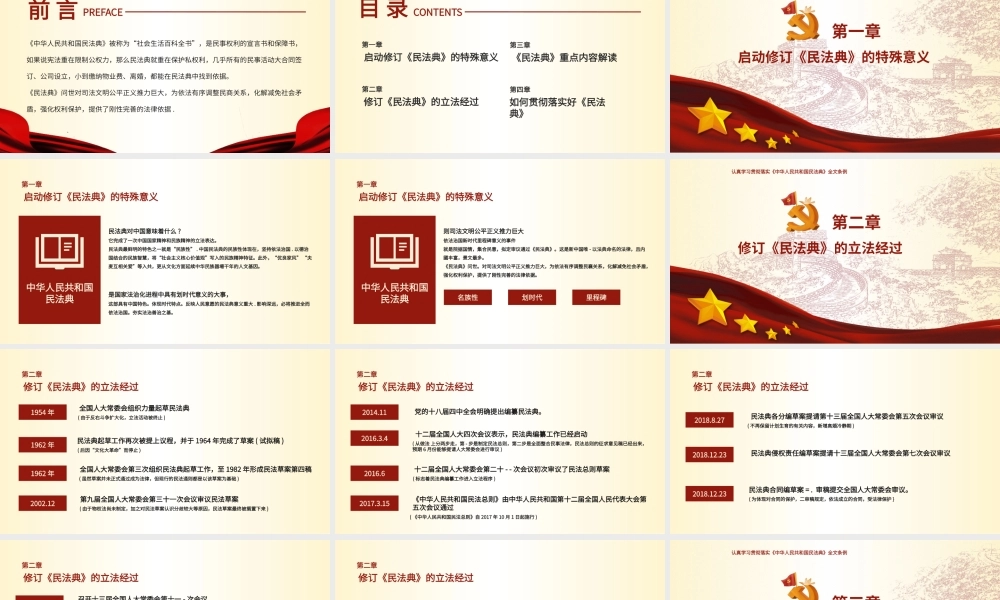 学习贯彻中华人民共和国民法典PPT模板.pptx