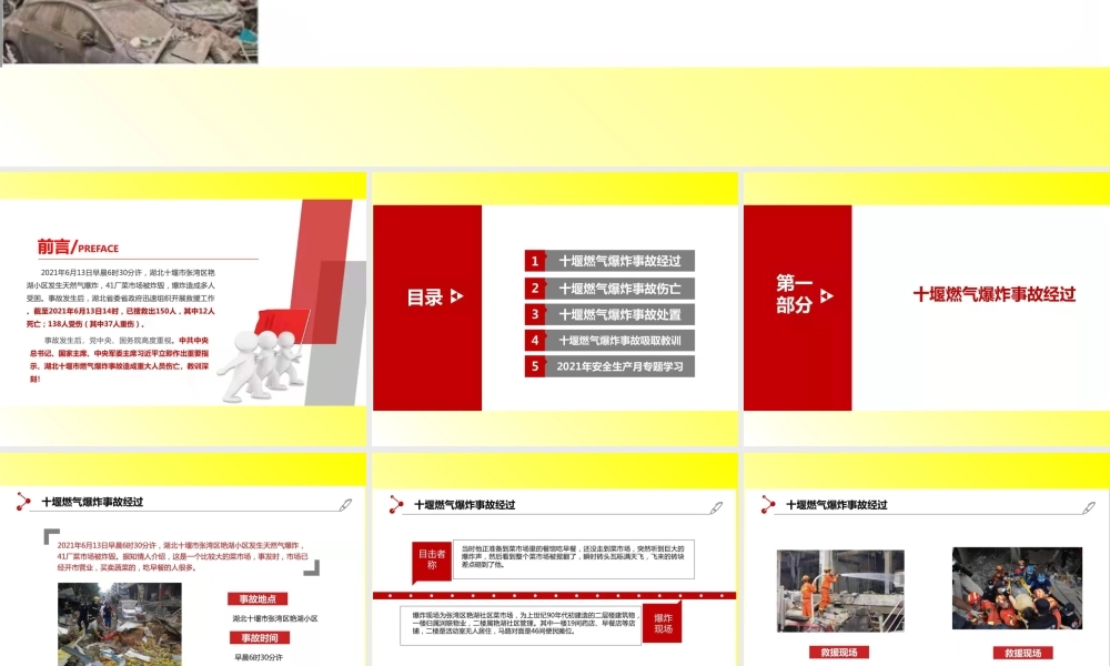 6.13 十堰火煤气爆炸事故解读暨安全培训PPT.ppt