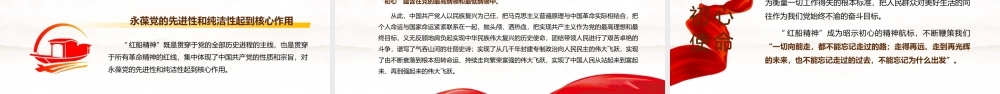 红船精神党史党课PPT模板下载.pptx